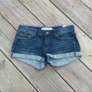 H&M L.O.G.G Label of Graded Goods Jean Shorts Cuffed Low Rise 31